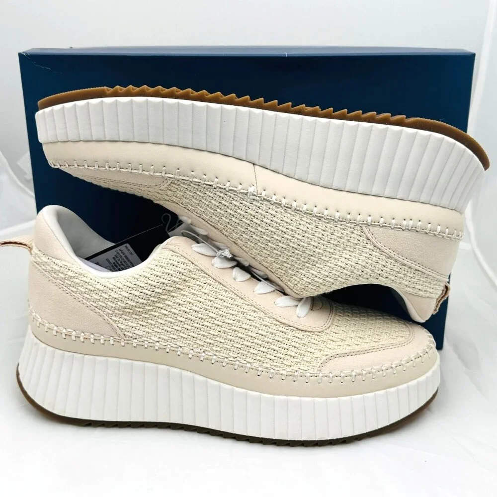 Universal Thread Persephone Sneakers Womens 12 Light Beige Memory Foam Casual NI - Picture 4 of 6